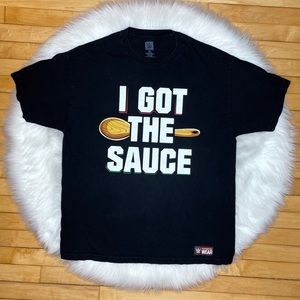 WWE Enzo Amore “I Got the Sauce” Graphic T-Shirt L